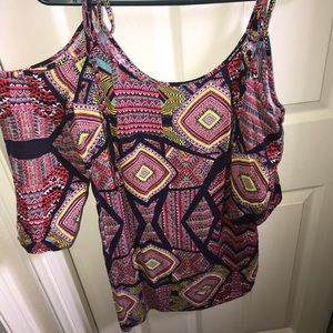 Bohemian dress with half sleeves